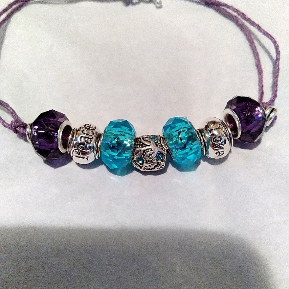 Handmade European Beaded Bracelet